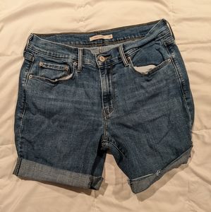 505 straight levi shorts